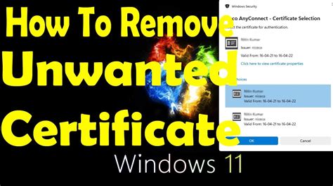 how to delete smart card certificates|certutil remove certificate from store.